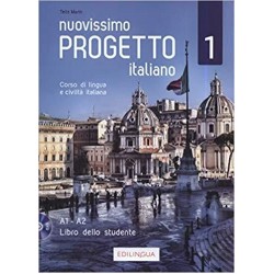 NUOVISSIMO PROGETTO ITALIANO 1 +CD CORSO DI LINGUA E CIVILTE ITALIANA A1-A2 LIBRO DELLO STUDENTE